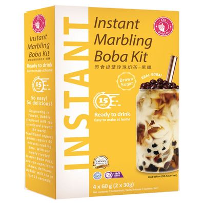 Os Bubble Instant Bubble Tea Milch Getränk mit braunem Zucker 240g