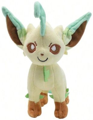 Folipurba 22cm Plüsch Figur - Leafeon Plüschtier Stofftier Kuscheltier Spielzeug