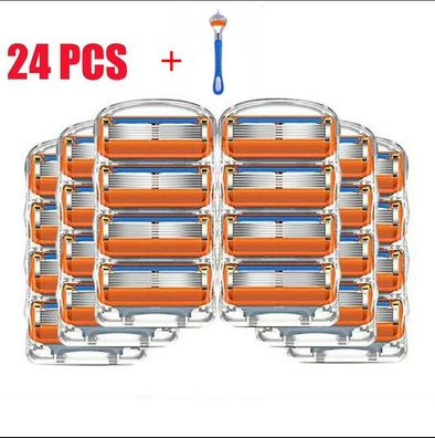 24 Packungen mit 5 Klingen fér Gillette Fusion Proglide Power Replacement Razor Kit