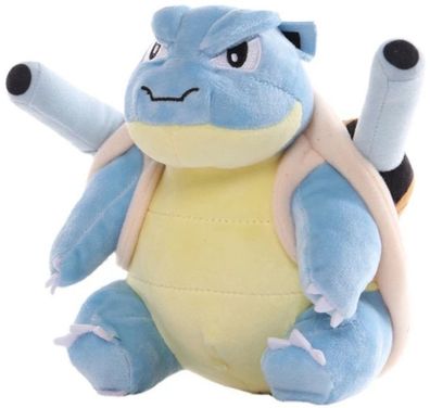 Blastoise 23cm Plüsch Figur - Turtok Poke Plüschtier Stofftier Kuscheltier Spielzeug