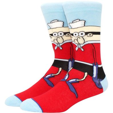 SpongeBob Barnacle Boy Cartoon Socken - Nickelodeon Lustige Motiv-Socken