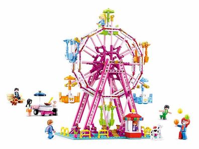 Sluban Riesenrad M38-B0723 - 789 Bausteine, 8 Minifiguren, ab 6 Jahren