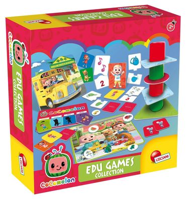 Lisciani 90914 Cocomelon Collection Edu Games Baby, Multi-Coloured