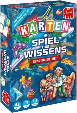 JUMBO SPIELE 11110100247 - KARTEN - SPIEL DES Wissens RUND UM DIE WELT NEU