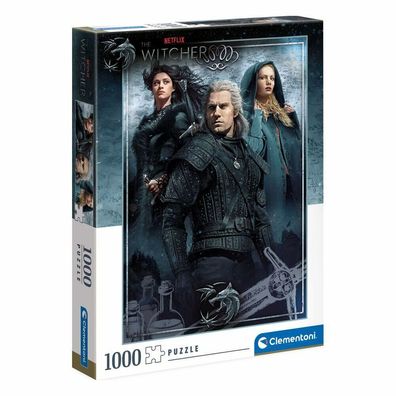 THE Witcher Ciri, Yennefer & Geralt Puzzle - 1000 Teile - Neu OVP - Clementoni