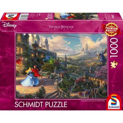 Schmidt Spiele Puzzle - Disney, Sleeping Beauty Dancing in The Enchanted Light,