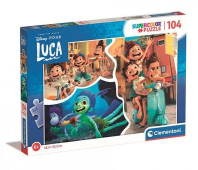 Clementoni Puzzle - Disney Luca 104 Teile (Kinderpuzzle) Neu