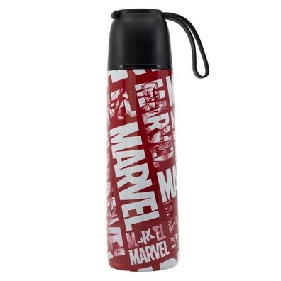 Thermo-Trinkflasche 495 ml | Marvel Avengers | Kinder Edelstahl Flasche