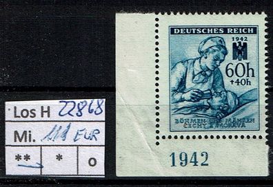 Los H22868: Böhmen & Mähren Mi. 111 * *