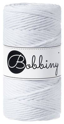 100m Bobbiny Makramee Kordel 3mm | white | Makramee Schnur Garn 0,12€/ m