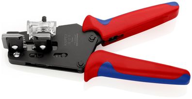 KNIPEX 12 12 11 Präzisions-Abisolierzange mit Formmessern mit Mehrkomponenten-Hüll...