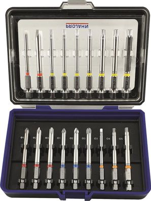 1/4" Bit Box mit markierten Bits 18tlg; ;