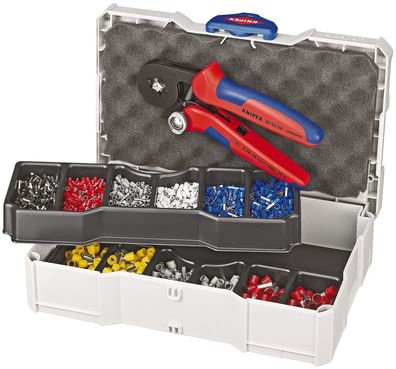 KNIPEX 97 90 09 Crimp-Sortiment für Aderendhülsen