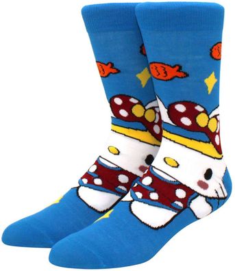 Bären wie wir Blaue Cartoon Socken - We Bare Bears Lustige Lange Motiv-Socken