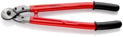 KNIPEX 95 77 600 Drahtseil- und Kabelschere tauchisoliert 600 mm