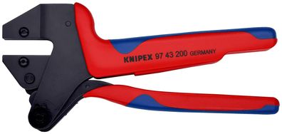 KNIPEX 97 43 200 A Crimp-Systemzange für auswechselbare Crimpeinsätze mit Mehrkomp...