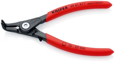 KNIPEX 49 41 A11 Präzisions-Sicherungsringzange für Außenringe auf Wellen mit ...