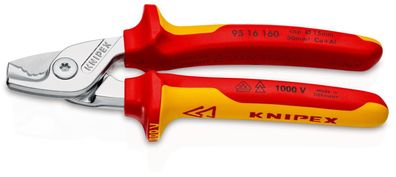 KNIPEX 95 16 160 StepCut isoliert mit Mehrkomponenten-Hüllen, VDE-geprüft verchrom...