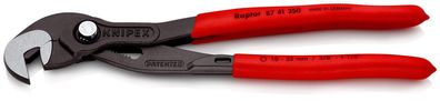 KNIPEX 87 41 250 Schraubzange mit rutschhemmendem Kunststoff überzogen grau atrame...