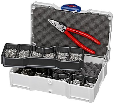 KNIPEX 97 90 05 Crimp-Sortiment für Aderendhülsen