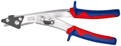 KNIPEX 90 55 280 EAN Blechknabber mit Mehrkomponenten-Hüllen vernickelt 280 mm