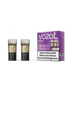 VOZOL Switch Pro 20mg Nikotin 2er Pack Pod E-Zigarette Vape Grape Ice