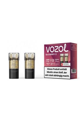 VOZOL Switch Pro 20mg Nikotin 2er Pack Pod E-Zigarette Vape Blackberry Ice