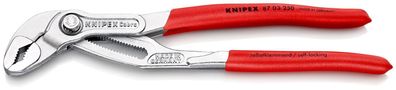 KNIPEX 87 03 250 SB Cobra® Hightech-Wasserpumpenzange mit rutschhemmendem Kunststo...