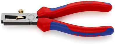 KNIPEX 11 02 160 Abisolierzange mit Öffnungsfeder, universal mit Mehrkomponenten-H...