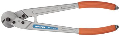 KNIPEX 95 81 600 Drahtseil- und Kabelschere mit Kunststoff-Hüllen 600 mm