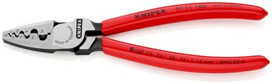 KNIPEX 97 71 180 SB Crimpzange für Aderendhülsen mit Kunststoff überzogen 180 mm