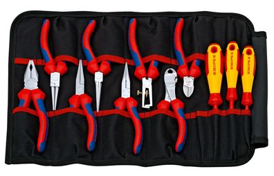 KNIPEX 00 19 41 Werkzeug-Rolltasche 11-teilig