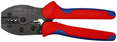 KNIPEX 97 52 38 SB PreciForce® Crimpzange mit Mehrkomponenten-Hüllen brüniert 220 mm