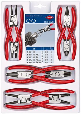 KNIPEX 00 20 04 V01 Sicherungsringzangen-Set