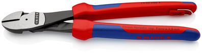 KNIPEX 74 02 250 T BK Kraft-Seitenschneider mit Mehrkomponenten-Hüllen, mit integr...