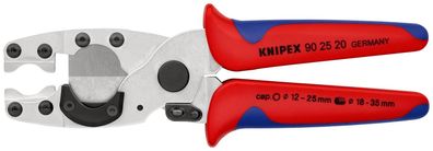 KNIPEX 90 25 20 SB Rohrschneider für Verbund- und Schutzrohre mit Mehrkomponenten-...