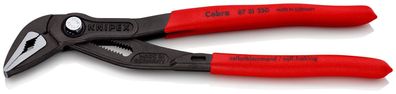 KNIPEX 87 51 250 Cobra® ES Wasserpumpenzange extra-schlank mit rutschhemmendem ...