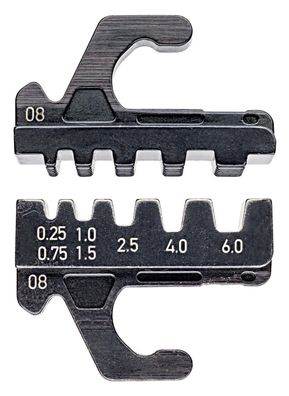 KNIPEX 97 39 08 Crimpeinsatz für isolierte + unisolierte Aderendhülsen