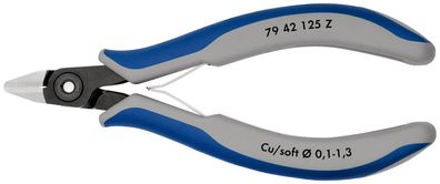 KNIPEX 79 42 125 Z Präzisions-Elektronik-Seitenschneider mit Mehrkomponenten-Hülle...