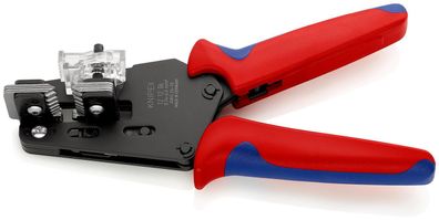 KNIPEX 12 12 06 Präzisions-Abisolierzange mit Formmessern mit Mehrkomponenten-Hüll...