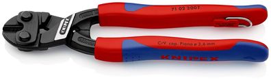 KNIPEX 71 02 200 T CoBolt® Kompakt-Bolzenschneider mit schlanken Mehrkomponenten-H...