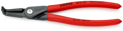 KNIPEX 48 21 J31 Präzisions-Sicherungsringzange für Innenringe in Bohrungen mit ...