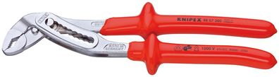 KNIPEX 88 07 300 Alligator® Wasserpumpenzange tauchisoliert, VDE-geprüft verchromt...