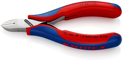 KNIPEX 77 02 115 SB Elektronik-Seitenschneider mit Mehrkomponenten-Hüllen 115 mm