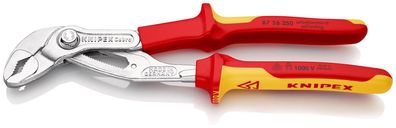 KNIPEX 87 26 250 SB Cobra® VDE Hightech-Wasserpumpenzange, isoliert isoliert mit ...