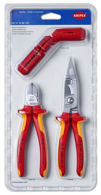 KNIPEX 00 31 30 BK V01 Elektro-Installationsset 340 mm