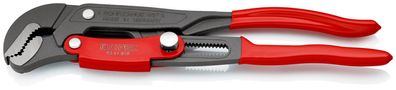 KNIPEX 83 61 010 Rohrzange S-Maul mit Schnelleinstellung mit Kunststoff überzogen ...