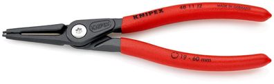 KNIPEX 48 11 J2 Präzisions-Sicherungsringzange für Innenringe in Bohrungen mit ...