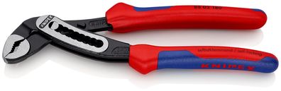 KNIPEX 88 02 180 Alligator® Wasserpumpenzange mit Mehrkomponenten-Hüllen schwarz ...