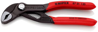 KNIPEX 87 01 125 SB Cobra® Hightech-Wasserpumpenzange mit rutschhemmendem Kunststo...